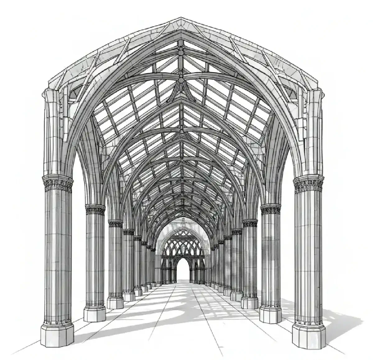 The Cathedral Code: Engineering the Medieval Skyline - Part 1: The Rib Vault: The Skeleton of Gothic Cathedrals