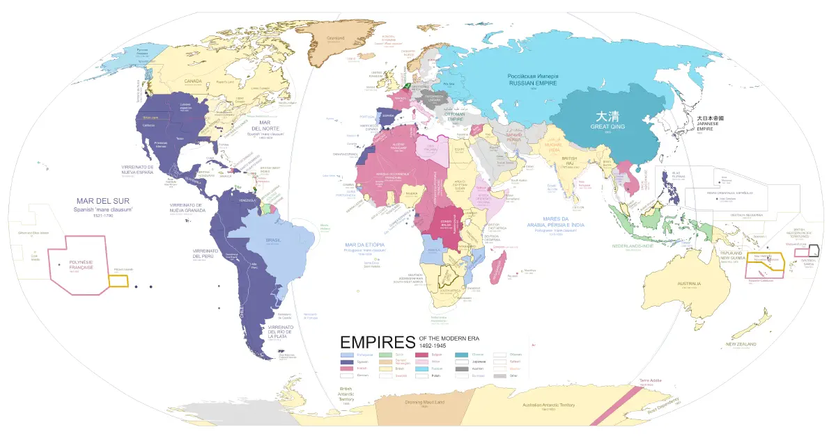 Five Centuries of Occupation: The Geography and Duration of European Colonialism