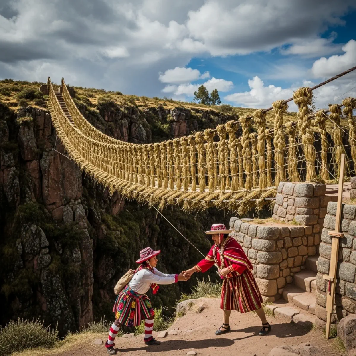 Paths Without Maps: Navigation & Infrastructure Before GPS - Part 3: Inca Suspension Bridges & State Supply Depots