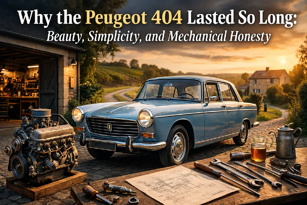 The Lion of Nairobi – Part 2: Why the Peugeot 404 Lasted So Long: Beauty, Simplicity, and Mechanical Honesty
